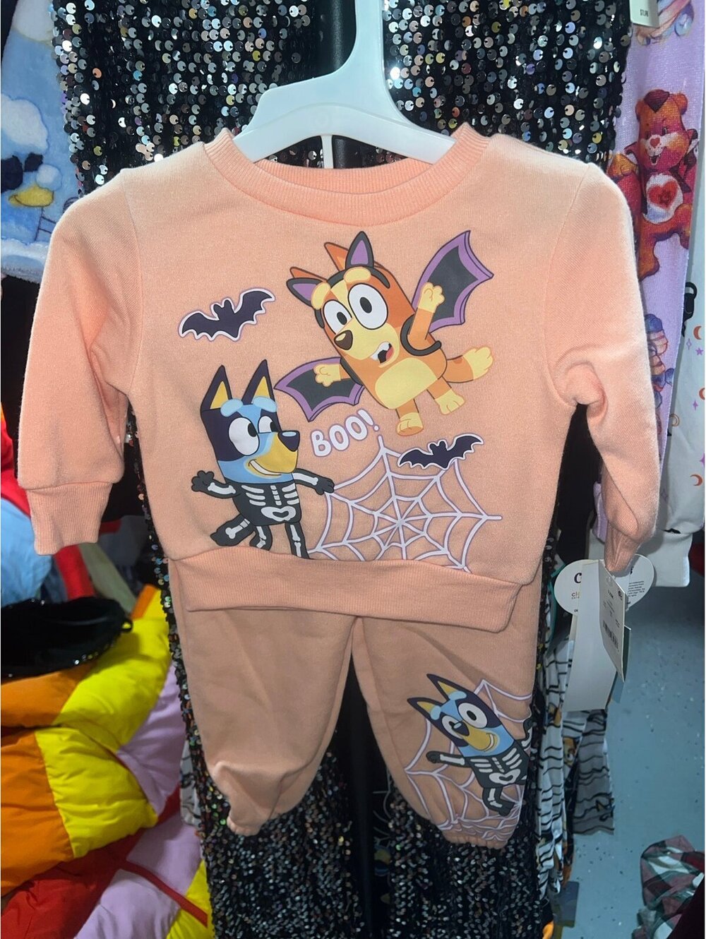 Kids Bluey sweatshirt set size 12 months